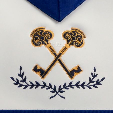 Blue Lodge Officer Apron Gold Blue #4